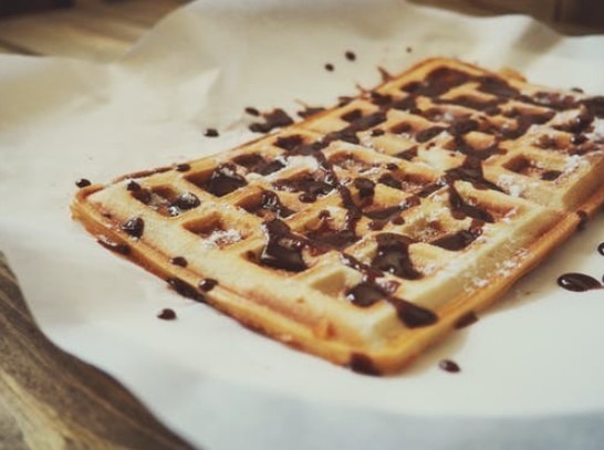 Chocolate and Buckwheat Waffles