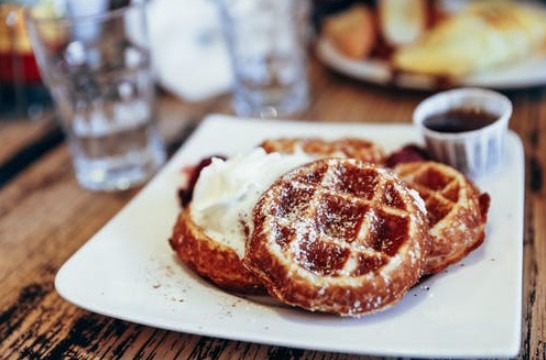 Pumpkin and Coconut Waffles
