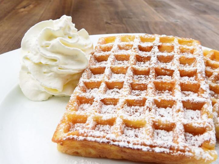 a Belgian waffle