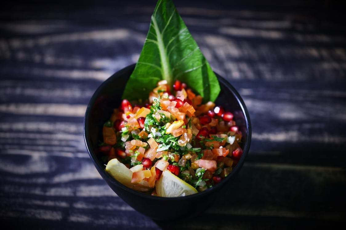 A close up shot of a delicious pico de gallo