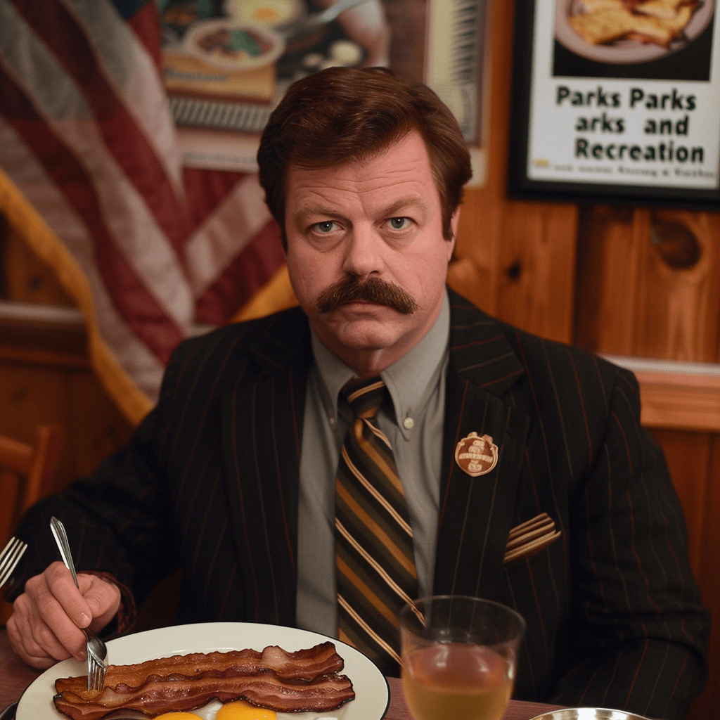 All The Bacon Parks and Recreation Ron Swanson