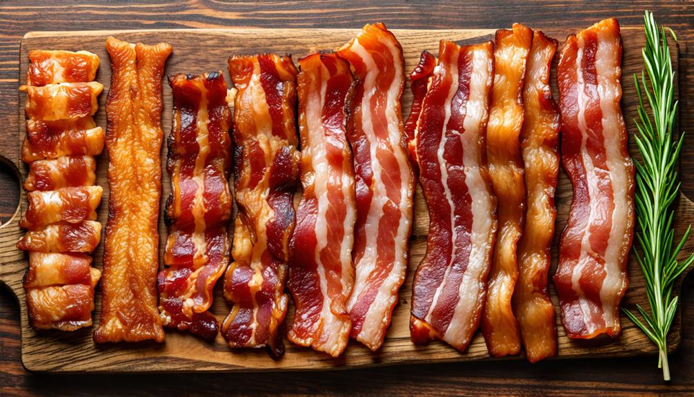 diverse bacon styles explored