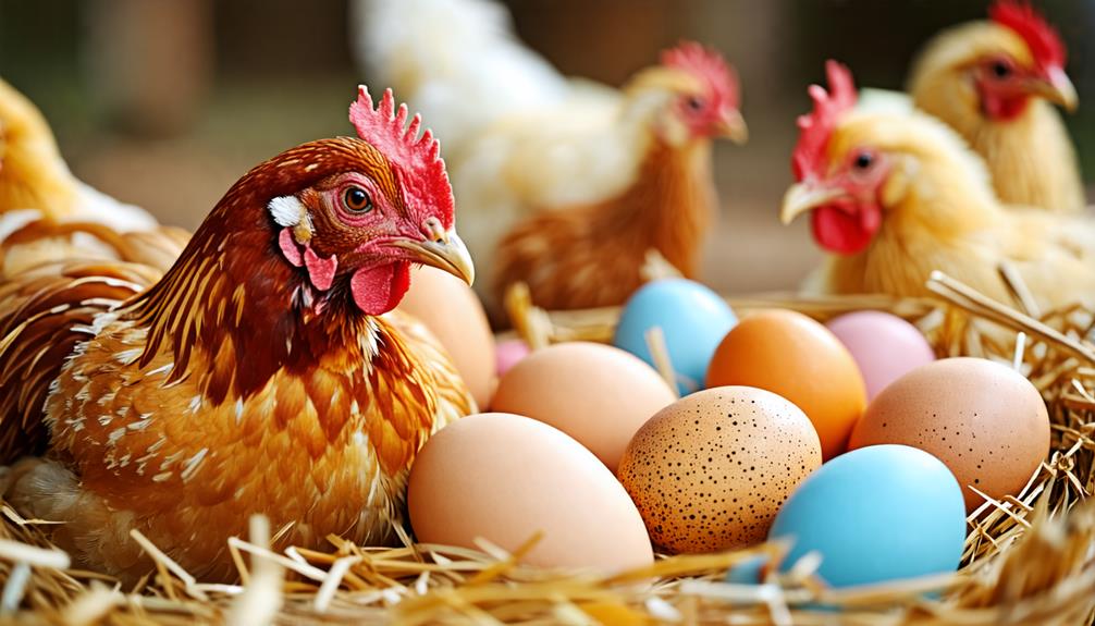 hen age affects egg color