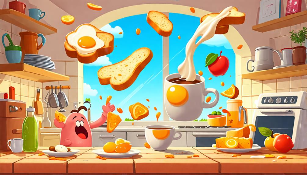 comedy during morning meals