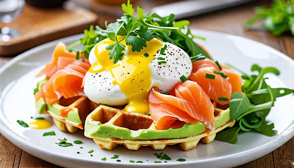 delicious savory waffle choices