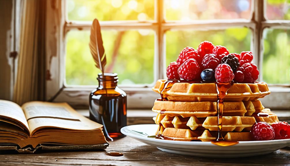 waffles featured in literature