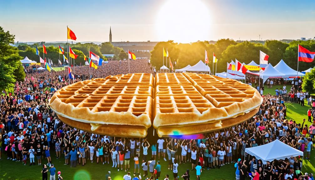 extraordinary waffle achievement celebrated