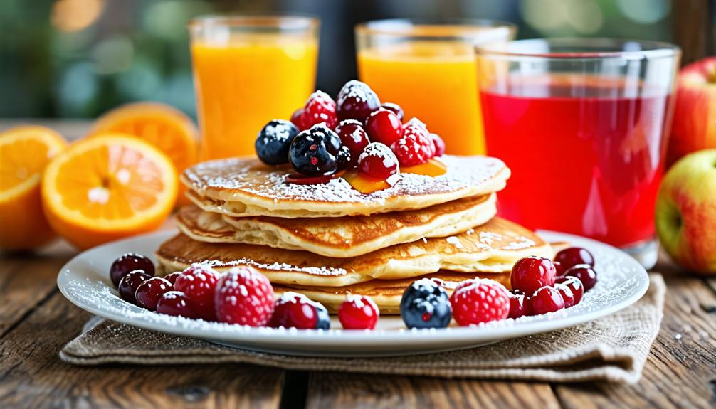 variety of juice choices