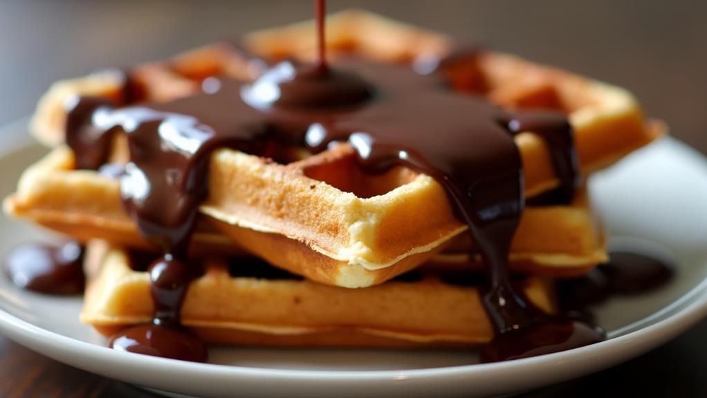delicious chocolate topping sauce