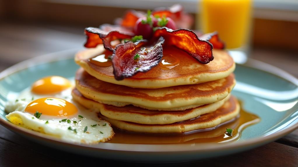 perfectly cooked bacon