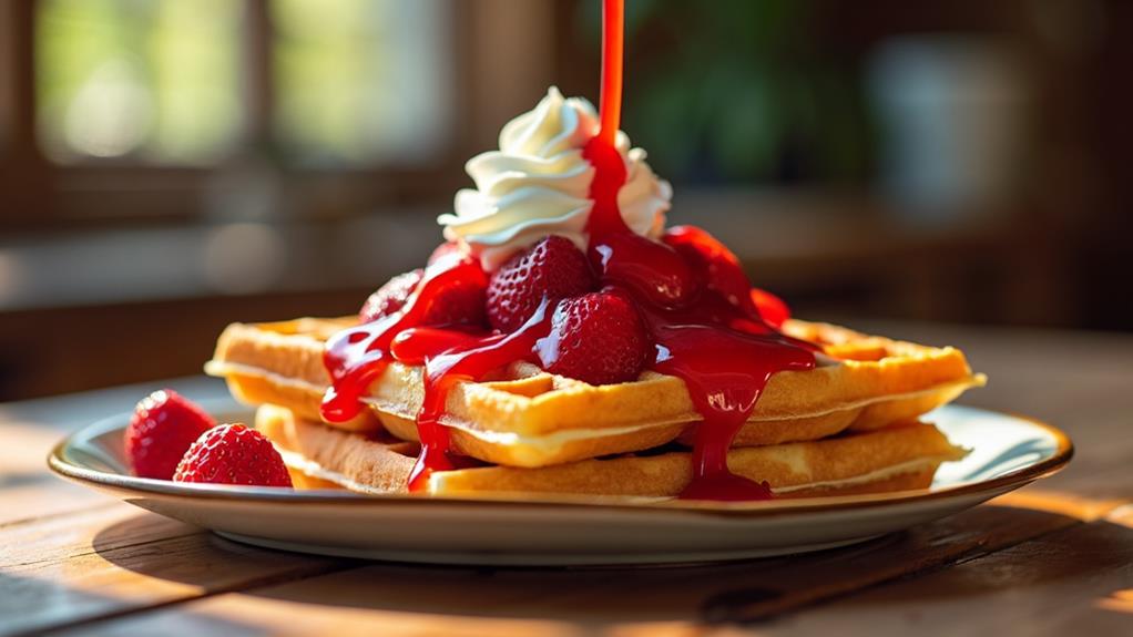 sweet berry flavored topping