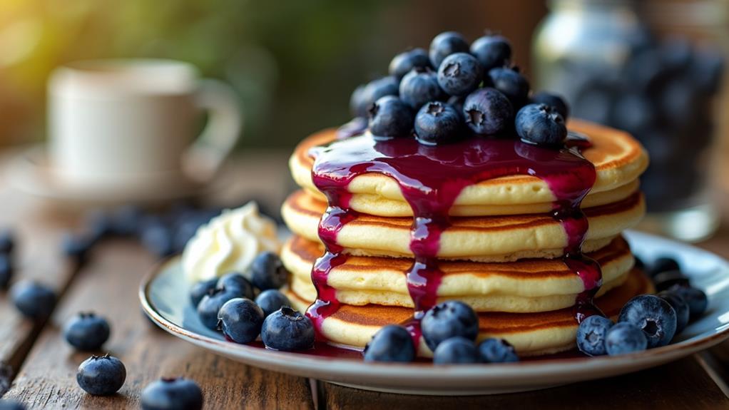 delicious fruity breakfast topping