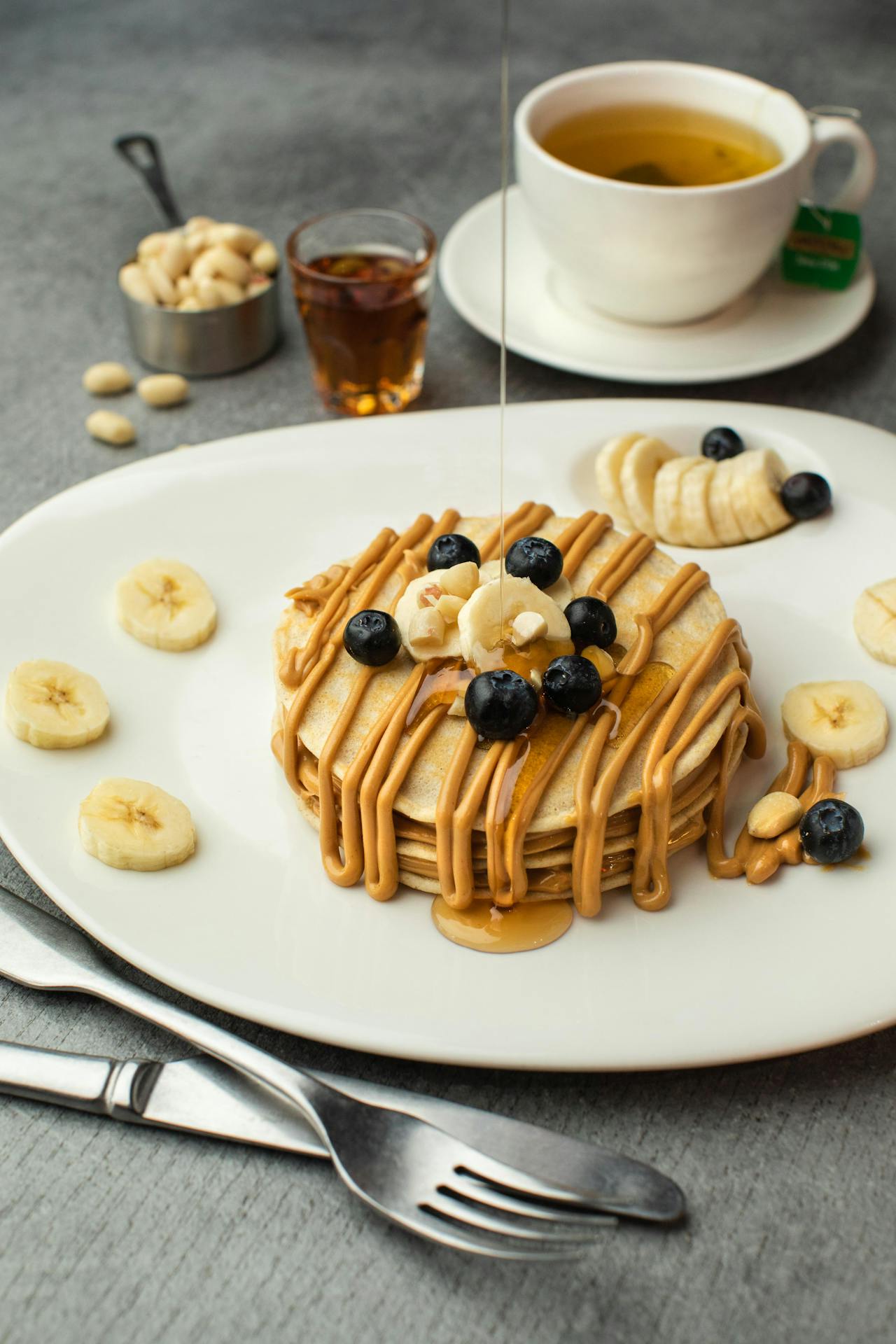 Pancakes with Peanut Butter 
