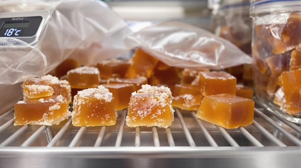 maple candy freezing best practices