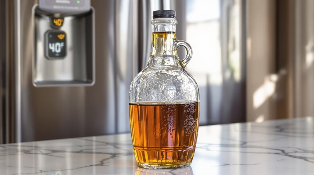 refrigerate opened maple syrup promptly