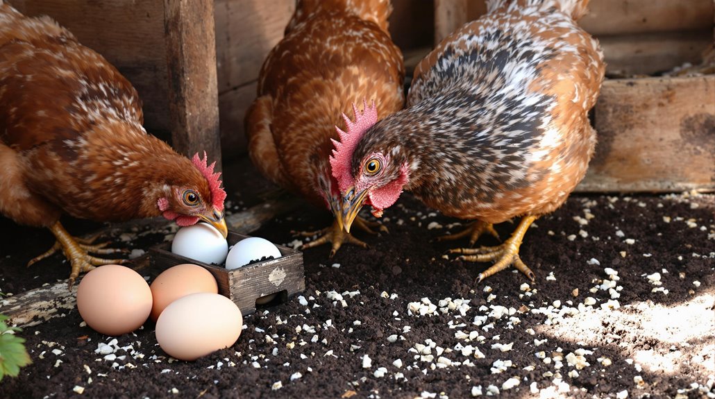 diets for aging egg laying chickens