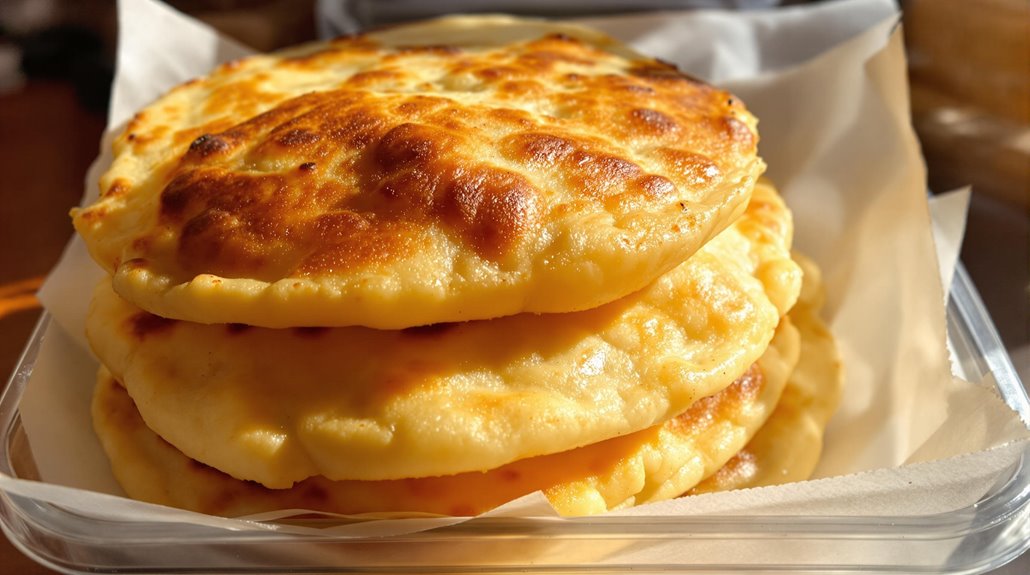 preserve and reheat puris properly