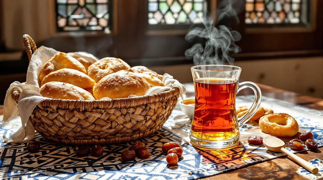 diverse moroccan breakfast bread varieties