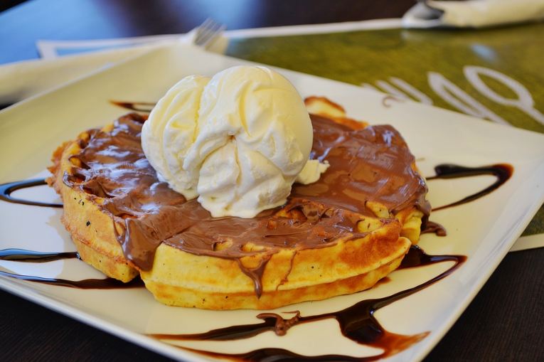 waffle dessert