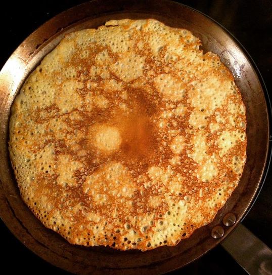 Cooked pancake